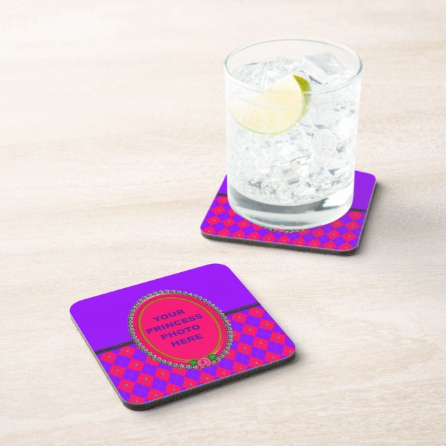 Dessous-de-verre Princess Jacquard Drink Coasters (Côté Droit)