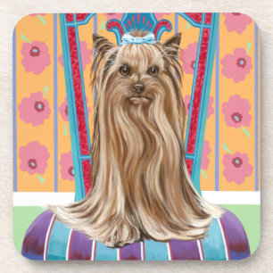 Dessous-de-verre Princesse de la Couronne Yorkie