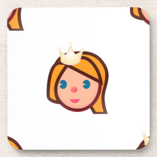 Dessous-de-verre princesse emoji