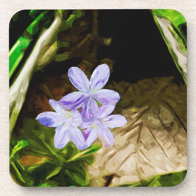 Dessous-de-verre Printemps Beauté un impressionnisme Abstrait Fleur (Devant)