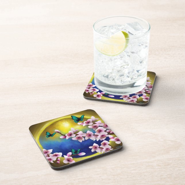 Dessous de verre - Printemps dans les cieux (Côté Droit)