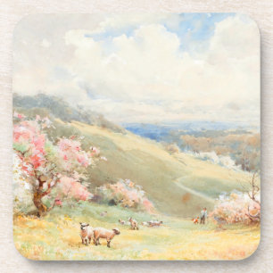 Dessous-de-verre Printemps vintage par Joseph Rubens Powell