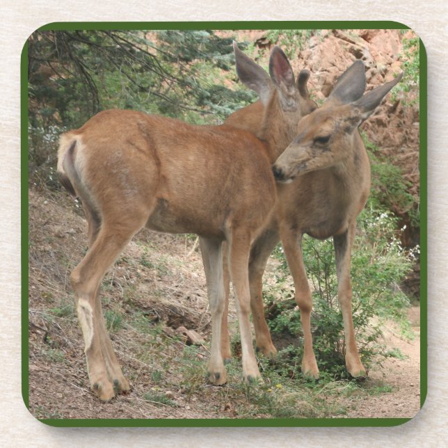 Dessous-de-verre Prise de cerfs (Devant)
