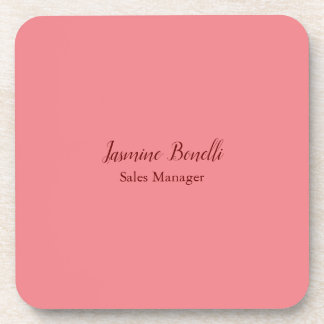 Dessous-de-verre Professional Modern Minimaliste Ajouter un nom per