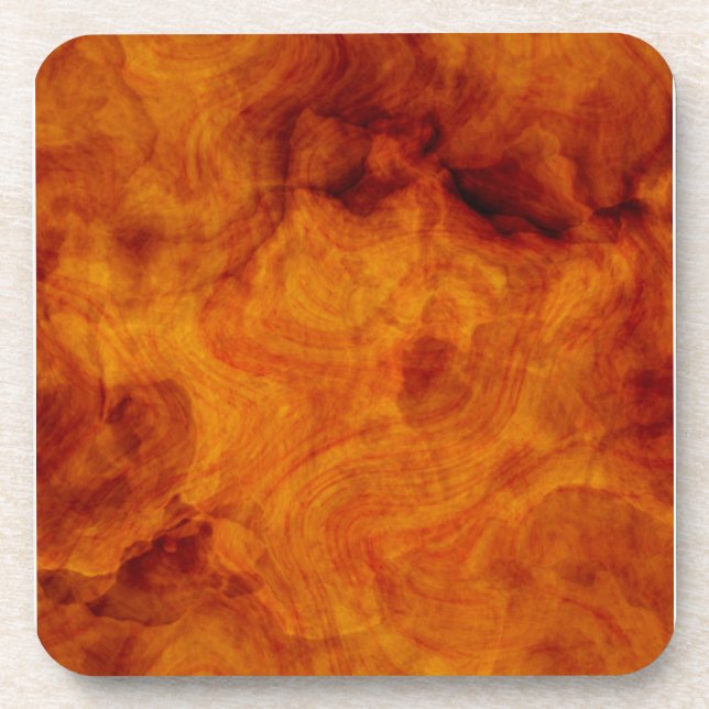 Dessous-de-verre Profondément rouillé et Abstrait (Devant)