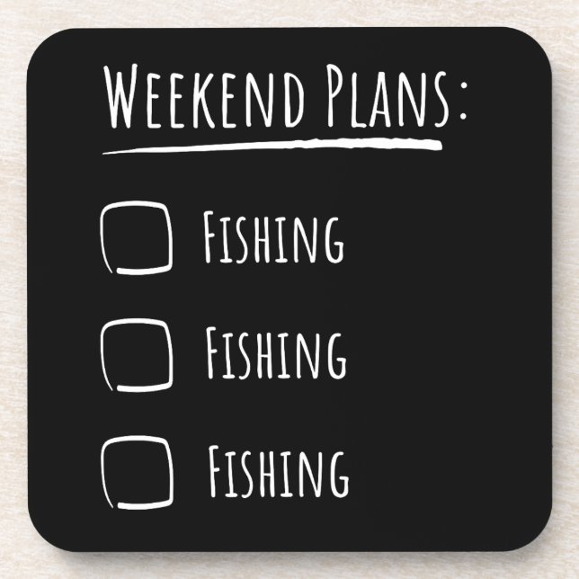 Dessous-de-verre Projets de week-end Pêche (Devant)