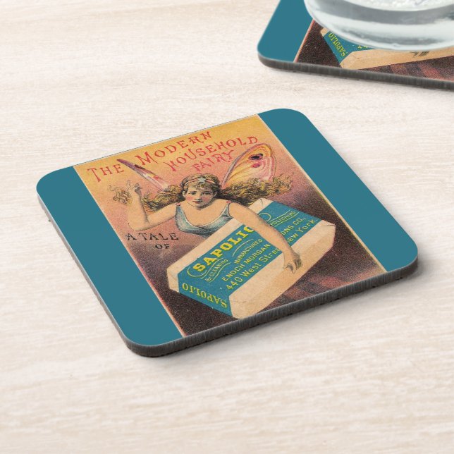 Dessous de verre publicitaire vintage pour les fée (Côté gauche)