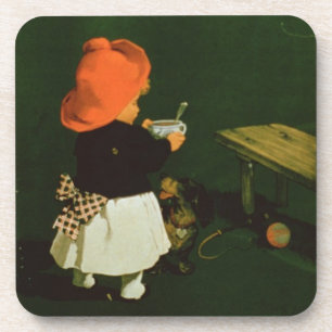 Dessous-de-verre Publicité par affichage pour le 'malt Coffee de