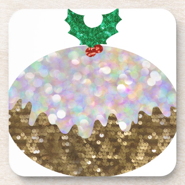 Dessous-de-verre puddings de Noël (Devant)