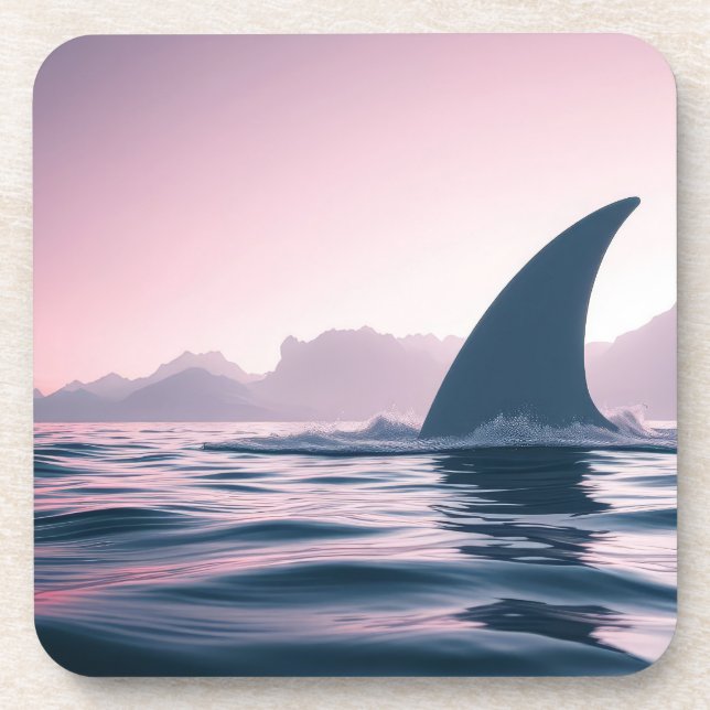 Dessous-de-verre Puissance de l'Aileron de Requin (Devant)