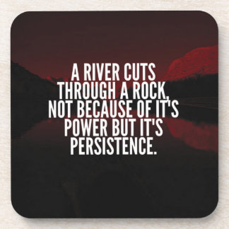 Dessous-de-verre Puissance et persistance - Motivation