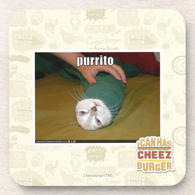 Dessous-de-verre purrito (Devant)