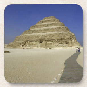 Dessous-de-verre pyramide à degrés de Saqqarah, l'une des premières