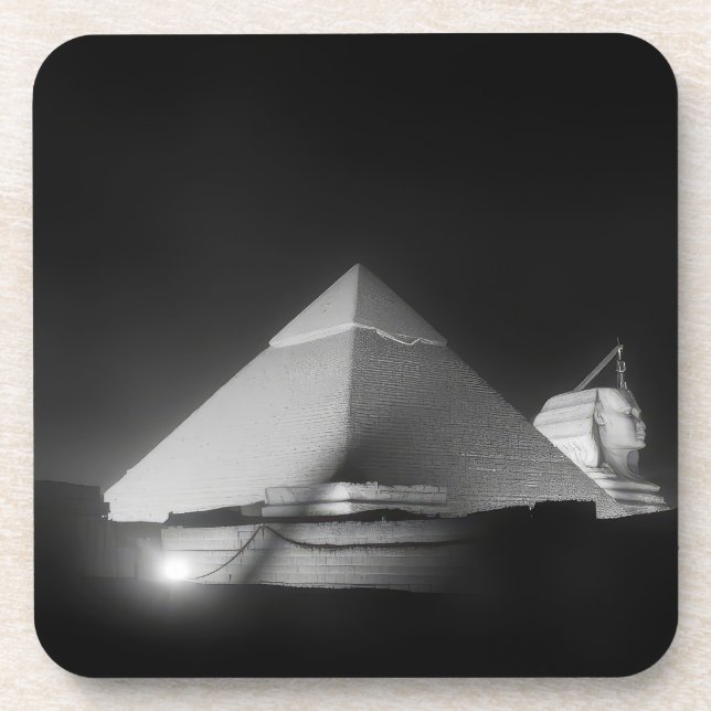 Dessous-de-verre pyramides et sphinx (Devant)