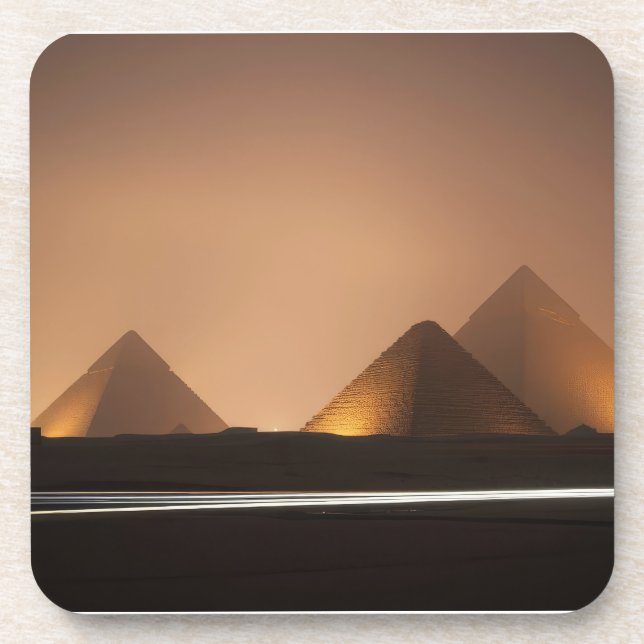 Dessous-de-verre Pyramides Étonnantes (Devant)
