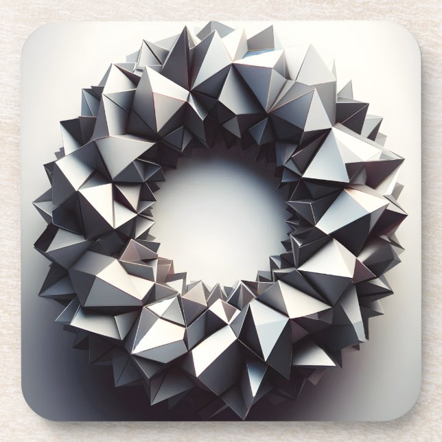 Dessous-de-verre pyramides ring (Devant)