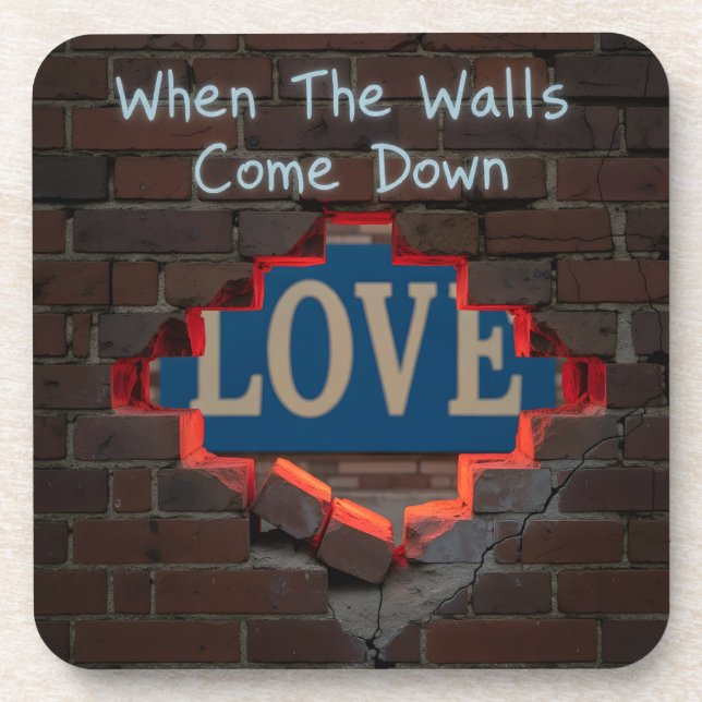 Dessous-de-verre Quand Les Murs Tombent (Devant)