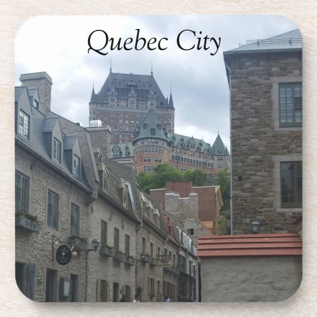 Dessous-de-verre Quartier historique de la ville de Québec (Devant)