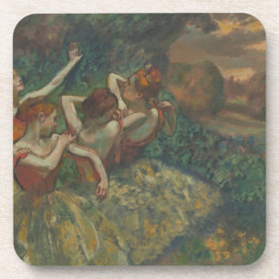 Dessous-de-verre Quatre danseurs d'Edgar Degas, Ballet Fine Art