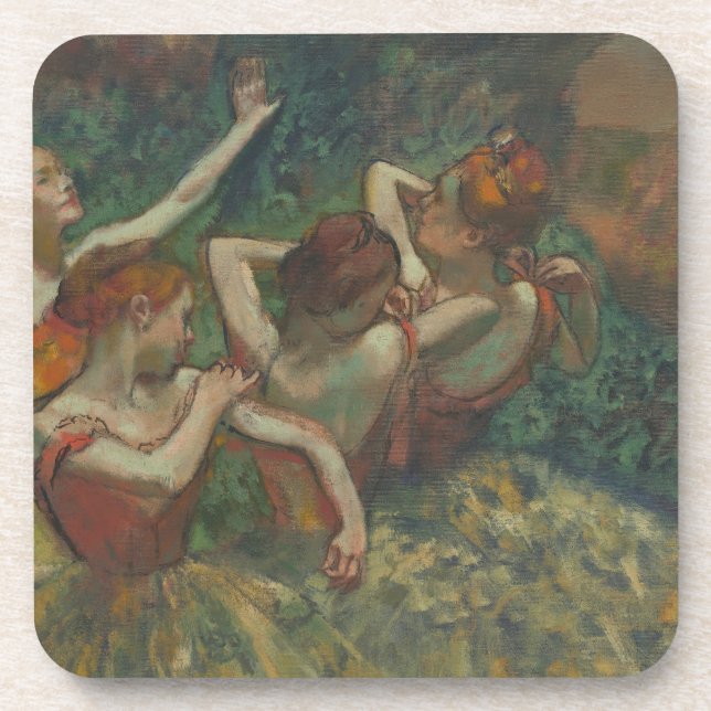 Dessous-de-verre Quatre Danseurs, Peinture impressionniste, Edgar D (Devant)
