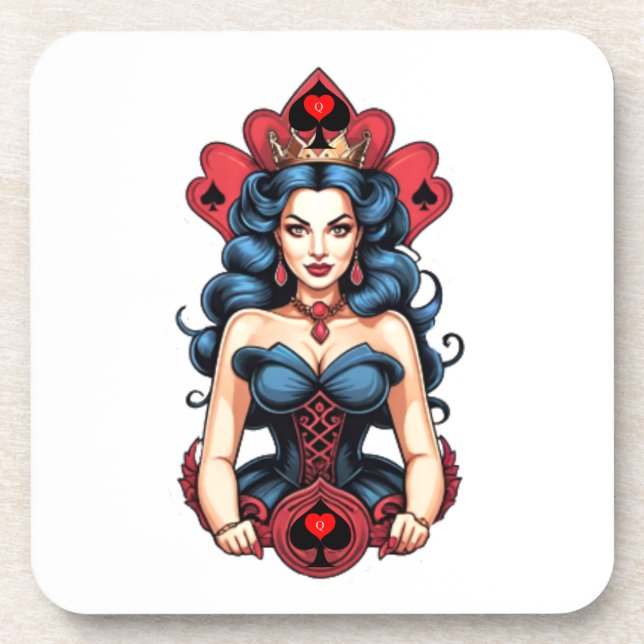 Dessous-de-verre Queen of Spades Thunder_Cove (Devant)