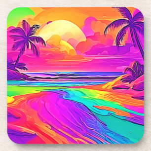Dessous-de-verre Rainbow Beach : Cartoon Fun