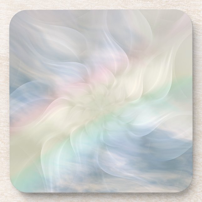 Dessous-de-verre Rainbow Flower Mandala (Devant)