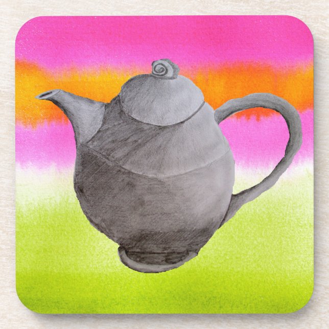 Dessous-de-verre Rainbow Teapot partie thé (Devant)