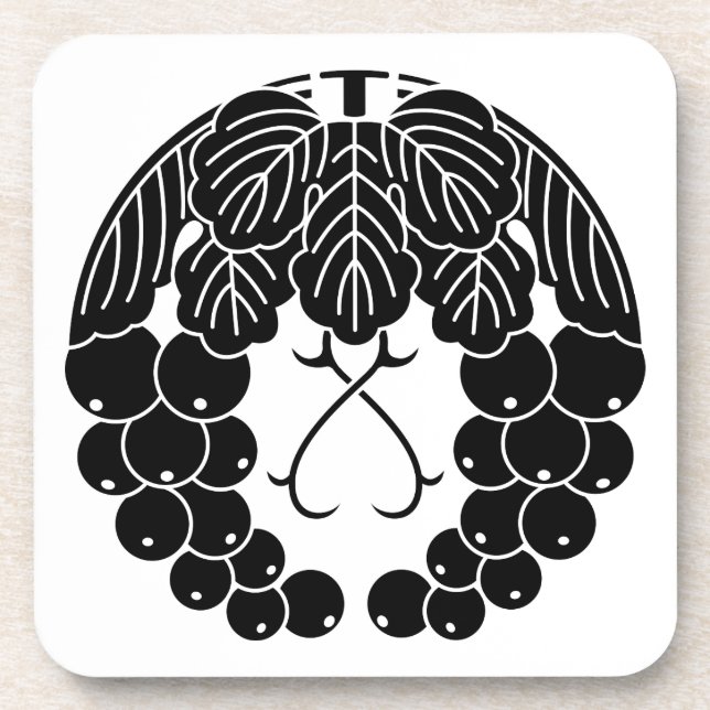 Dessous-de-verre raisin pendu (Devant)