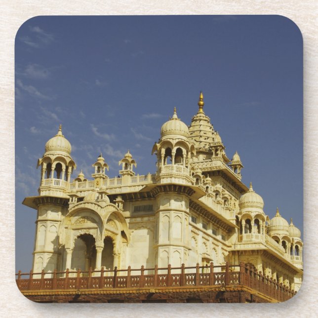 Dessous-de-verre Rajasthan, Inde : Une femme debout dans un acciden (Devant)