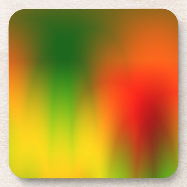 Dessous-de-verre Rasta Splash de couleur (Devant)