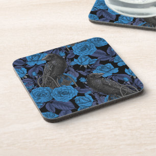 Dessous-de-verre Ravins et roses bleus