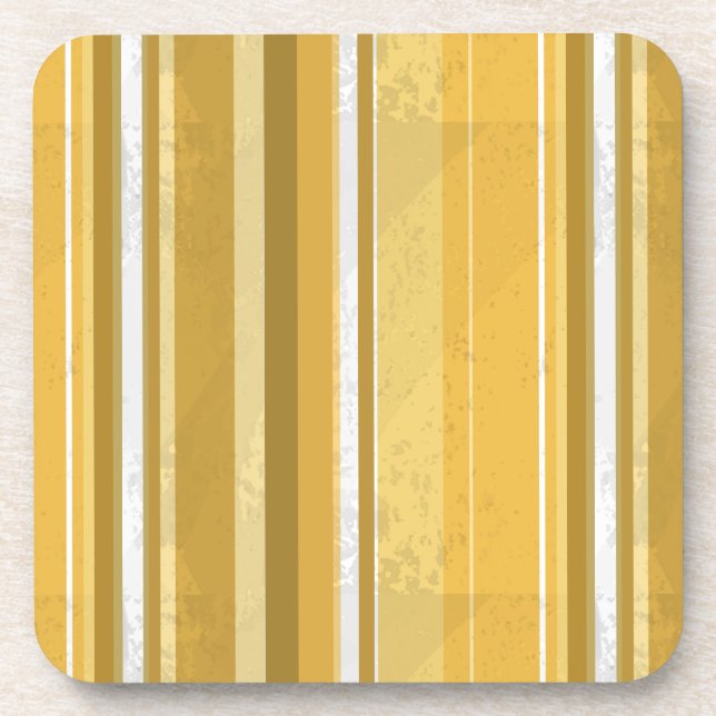 Dessous-de-verre Rayures Jaune (Devant)