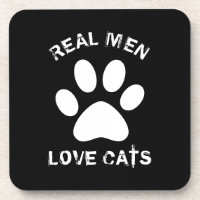 Real Men Love Cats Texte Personnalisé