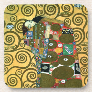 Dessous-de-verre Réalisations alias L'Embrassement de Gustav Klimt