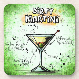 Dessous-de-verre Recette de boisson à base de martini