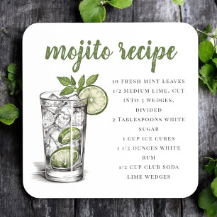 Dessous-de-verre Recette de Mojito