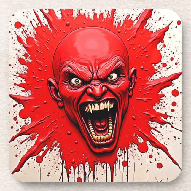 Dessous-de-verre Red Demon Fury Art (Devant)