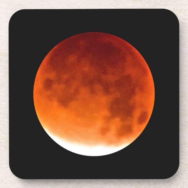 Dessous-de-verre Red Moon (Devant)