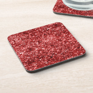 Dessous-de-verre Red Sparkle Glitz
