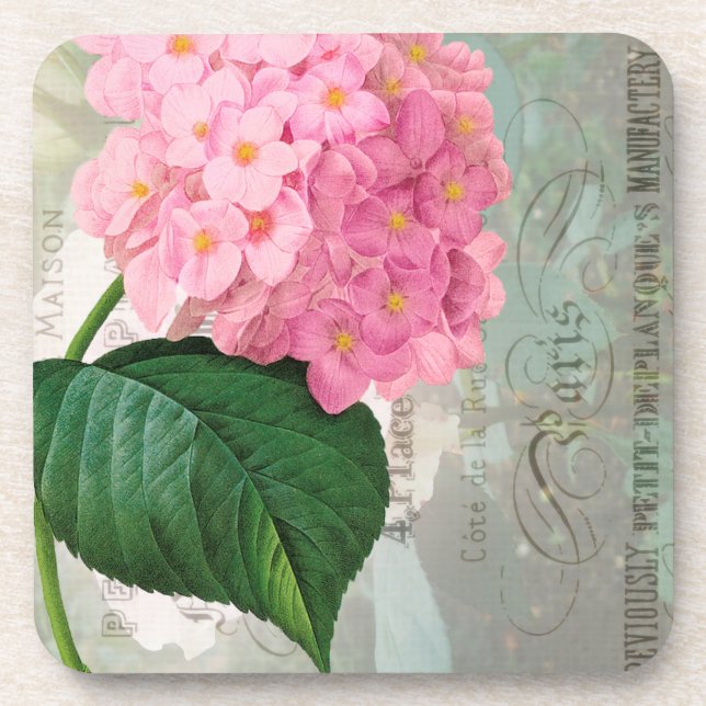 Dessous de verre Redoute Pink Hydrangea (Devant)