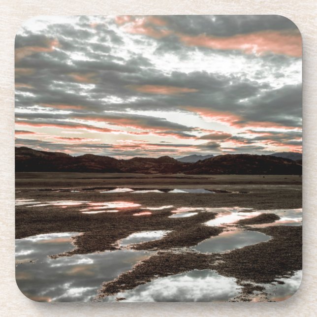 Dessous-de-verre Reflets du lever de soleil au Lago Grey (Devant)