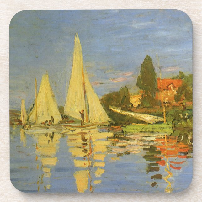 Dessous-de-verre Régate à Argenteuil par Claude Monet (Devant)