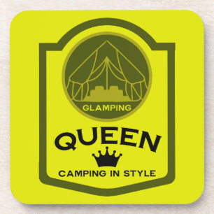 Dessous-de-verre Reine Glamping Camping Dans Le Style