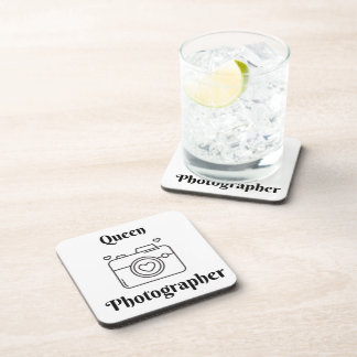 Dessous-de-verre Reine photographe sur un