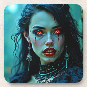 Dessous-de-verre Reine Vampire : Art de la Ténébreuse Séduction