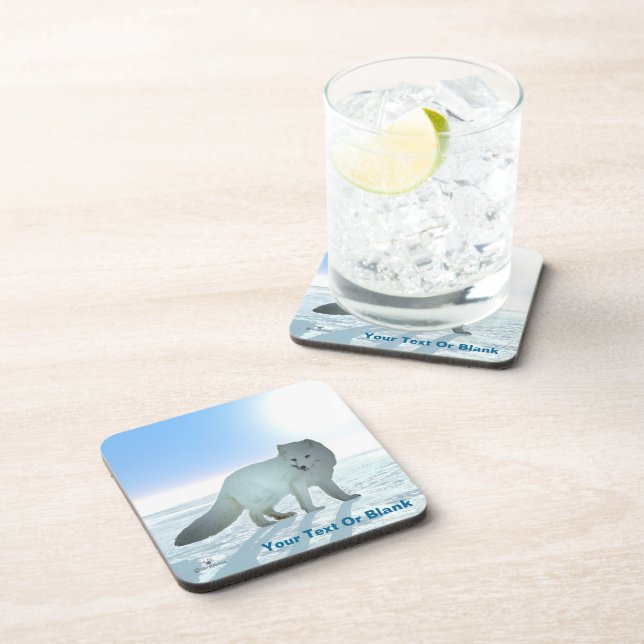 Dessous-de-verre Renard arctique (Côté Droit)