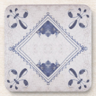 Dessous-de-verre Repro Portugais Floral Azulejos Carrelage