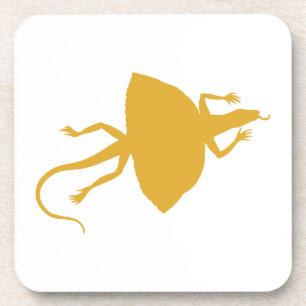 Dessous-de-verre Reptile jaune