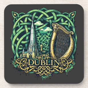 Dessous-de-verre République d'Irlande de Dublin